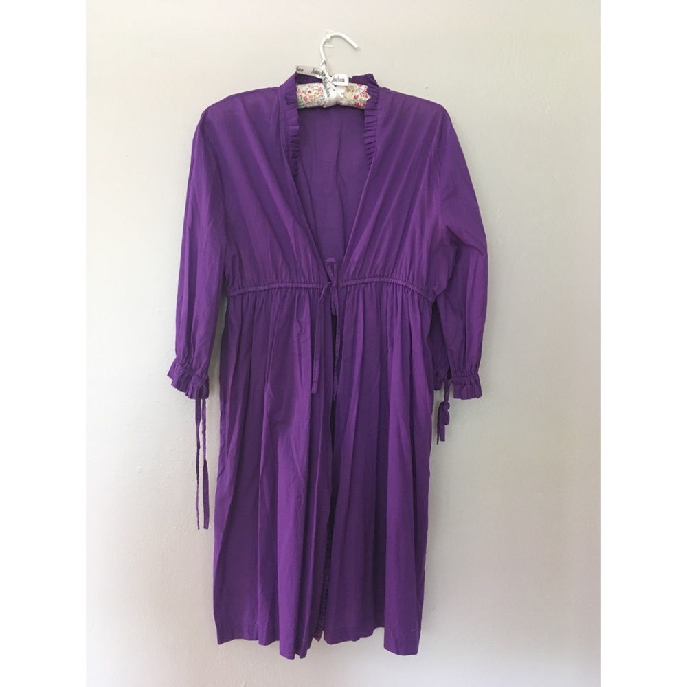 Emilie Holland Paris Purple Swimsuit Cover -Up